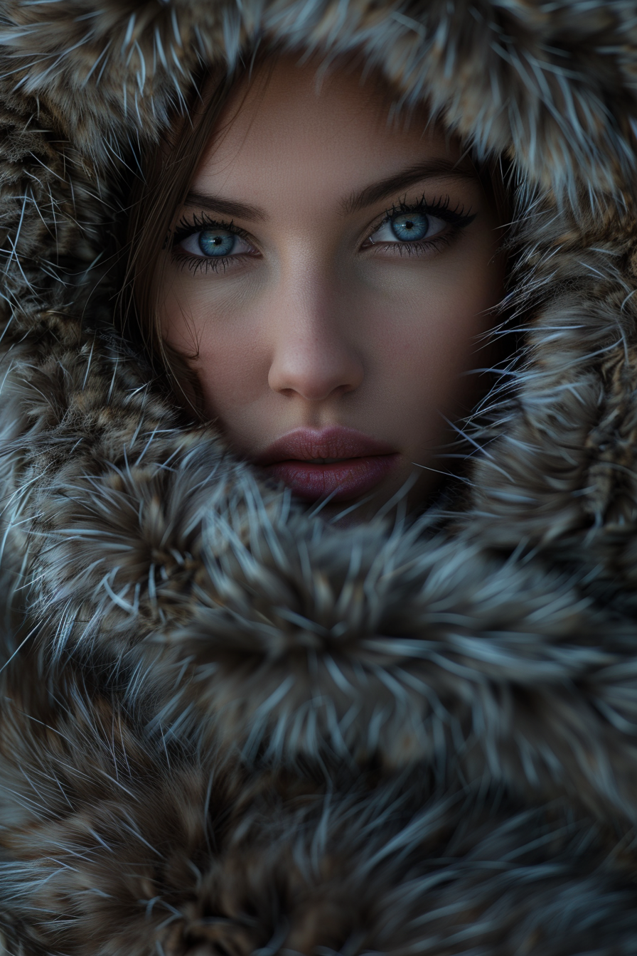 Wolf Fur Coat